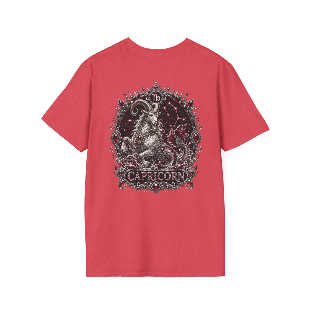 ✨ Capricorn Garnet Tee — Zodiac Collection by Valentina Melani