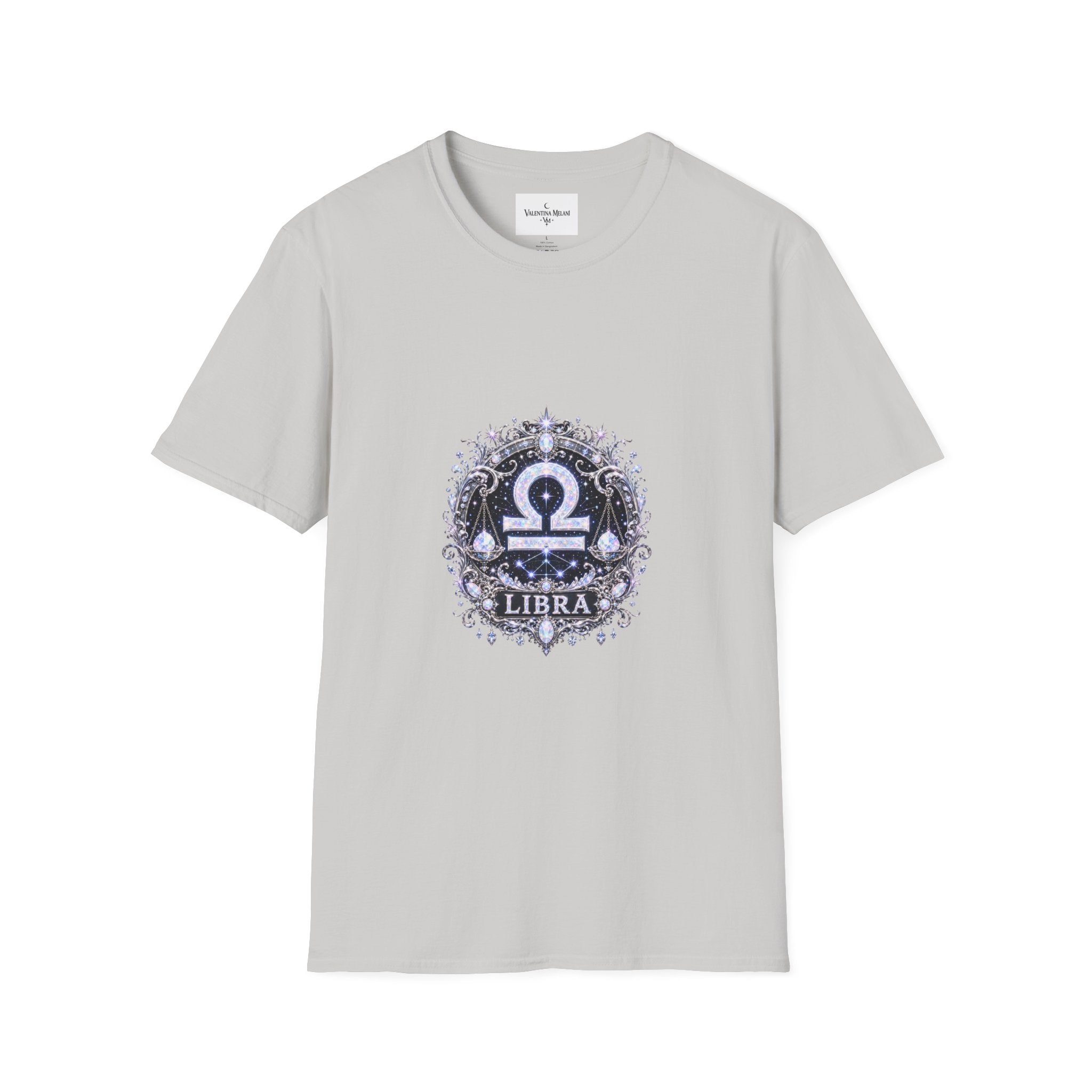 ✨ Libra Opal Tee — Zodiac Collection by Valentina Melani