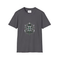 Gemstone Gemini Zodiac T-Shirt | Intricate Astrology Illustration