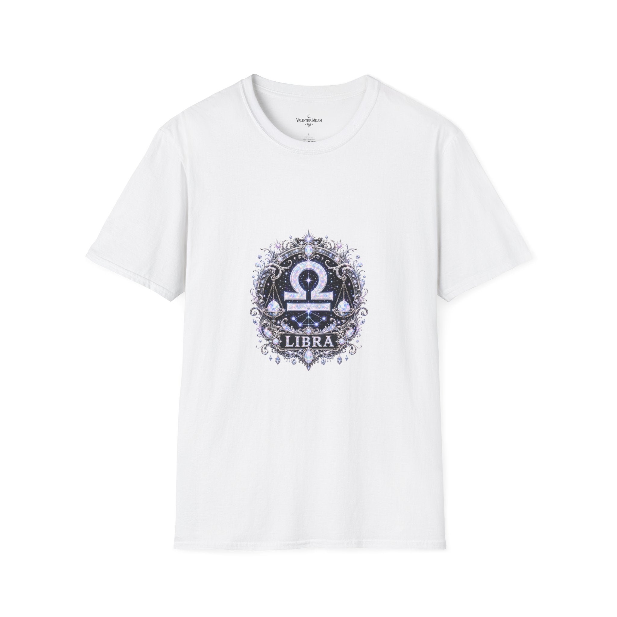 ✨ Libra Opal Tee — Zodiac Collection by Valentina Melani