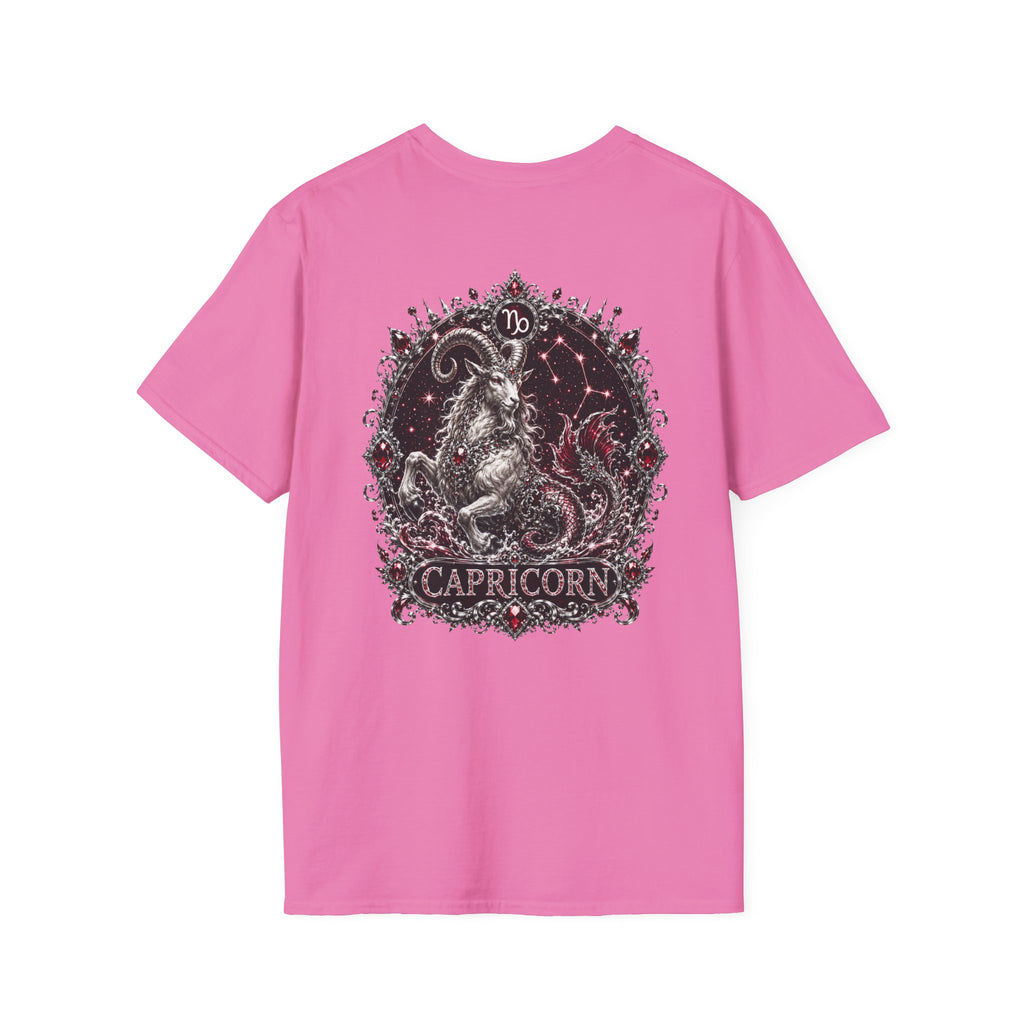 ✨ Capricorn Garnet Tee — Zodiac Collection by Valentina Melani