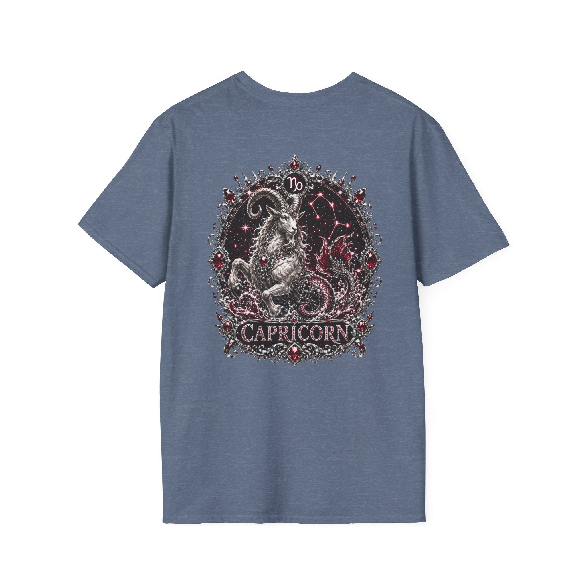 ✨ Capricorn Garnet Tee — Zodiac Collection by Valentina Melani