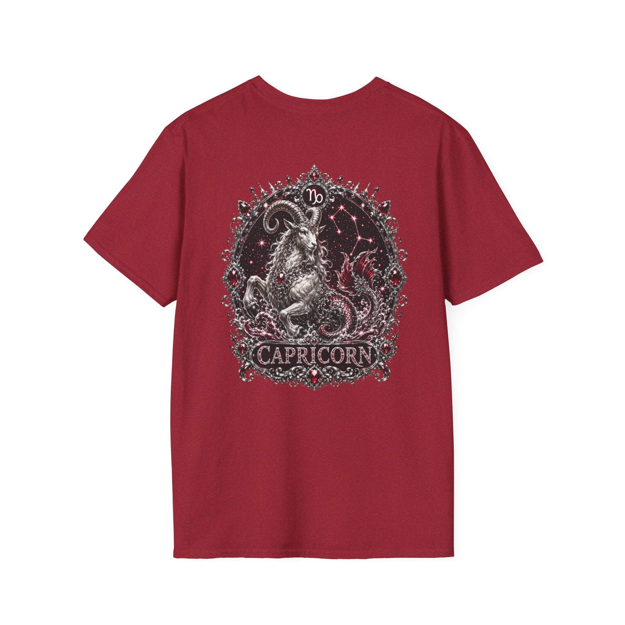 ✨ Capricorn Garnet Tee — Zodiac Collection by Valentina Melani