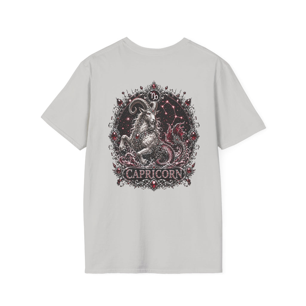 ✨ Capricorn Garnet Tee — Zodiac Collection by Valentina Melani