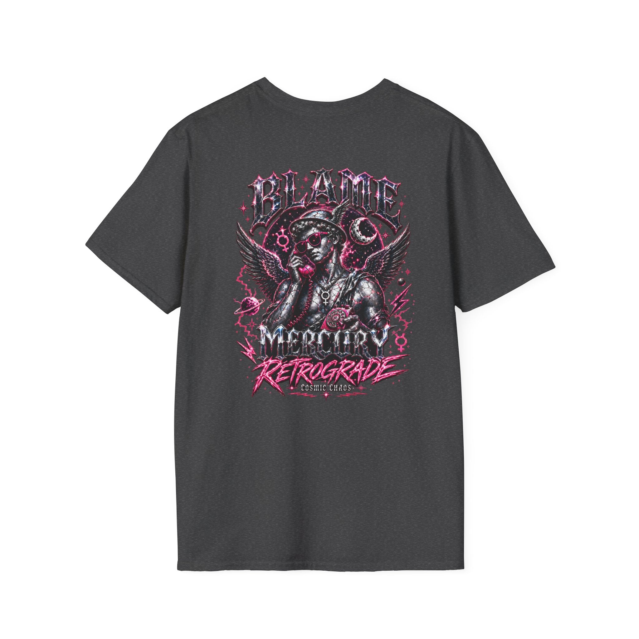 Blame Mercury Retrograde Tee — Cosmic Chaos Collection