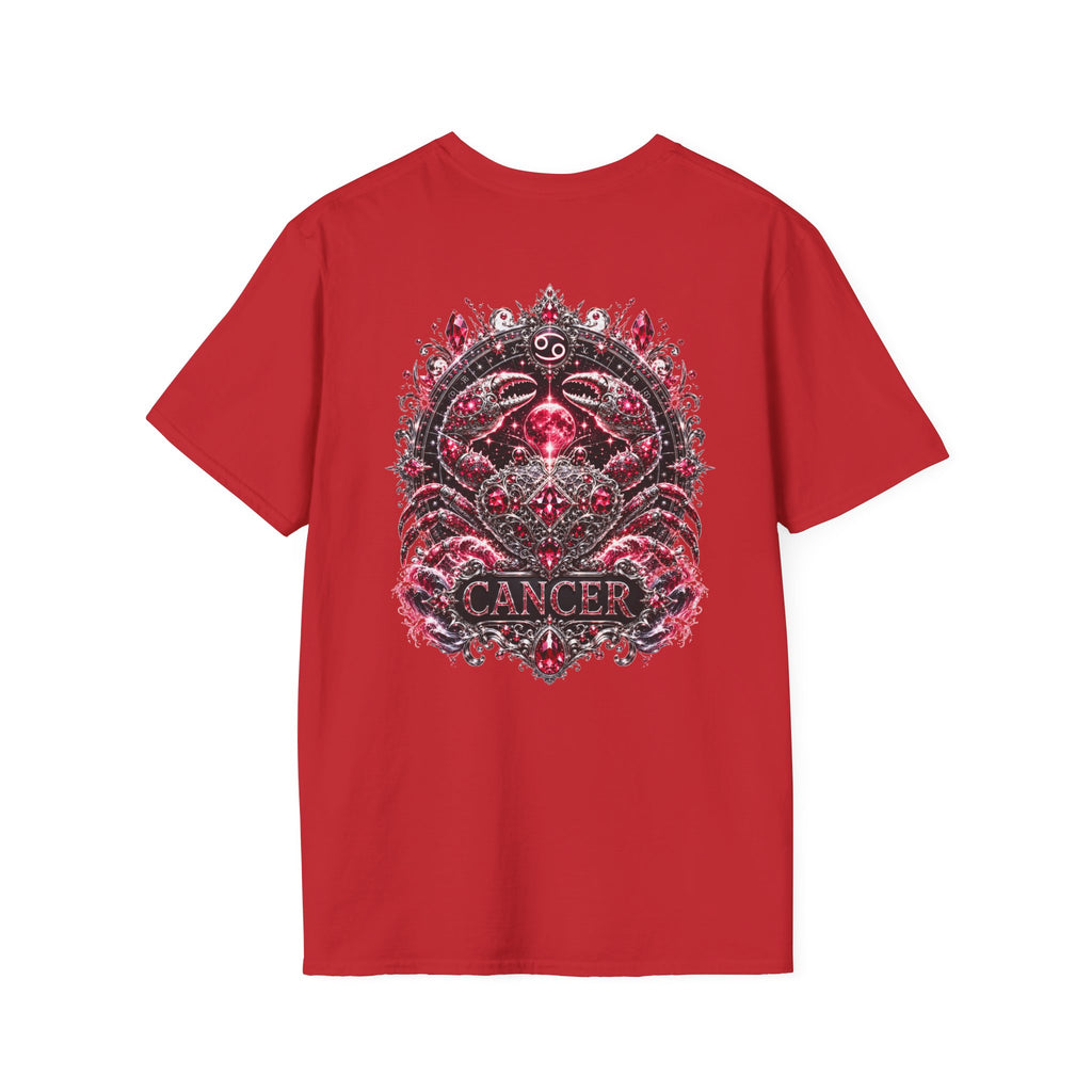 ✨ Cancer Ruby Tee — Zodiac Collection by Valentina Melani