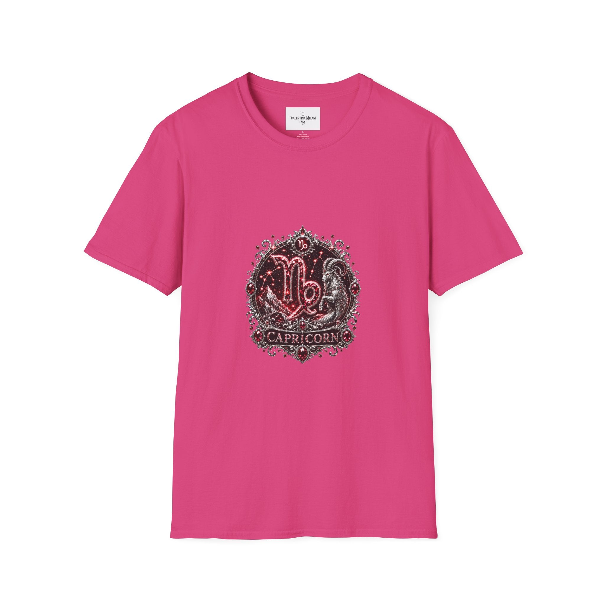 ✨ Capricorn Garnet Tee — Zodiac Collection by Valentina Melani