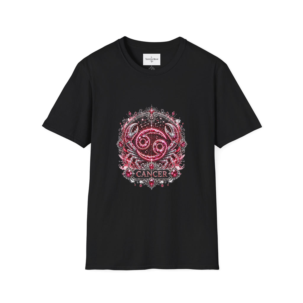 ✨ Cancer Ruby Tee — Zodiac Collection by Valentina Melani