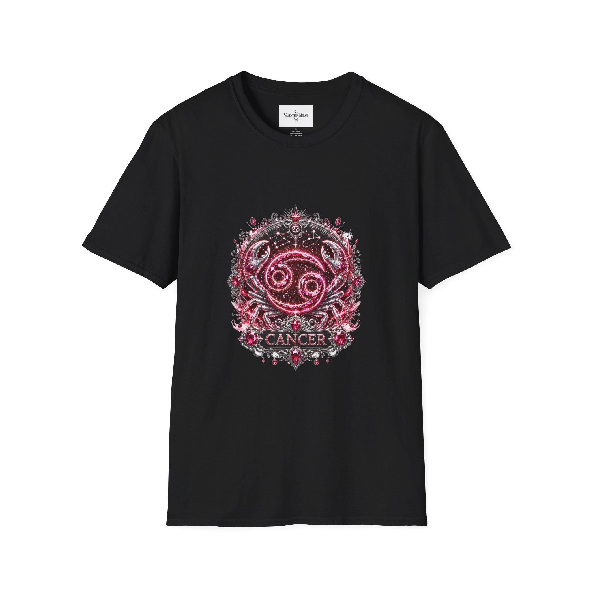 ✨ Cancer Ruby Tee — Zodiac Collection by Valentina Melani