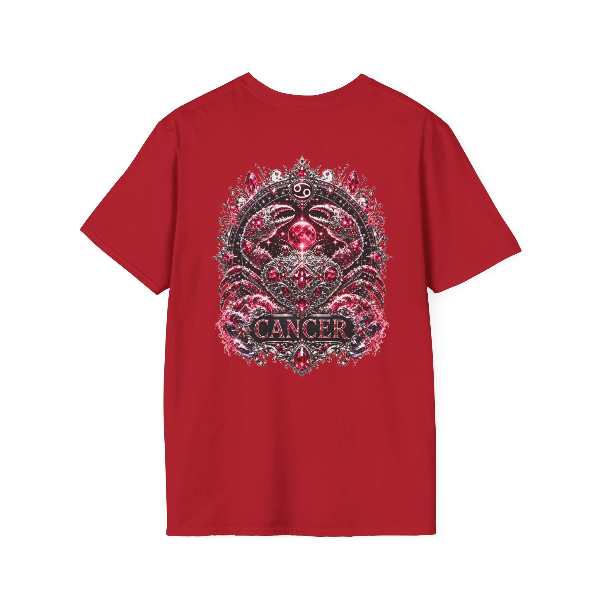 ✨ Cancer Ruby Tee — Zodiac Collection by Valentina Melani