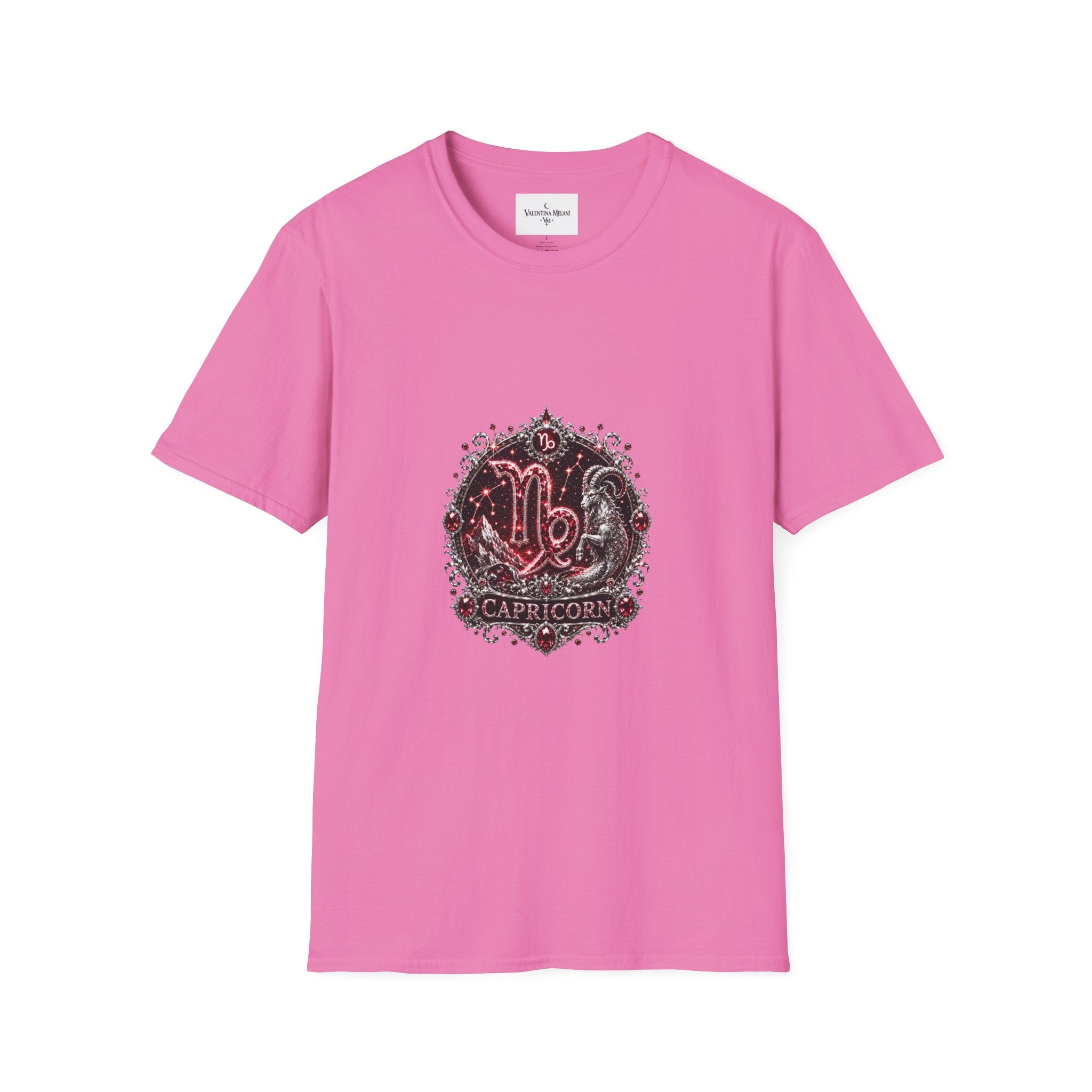 ✨ Capricorn Garnet Tee — Zodiac Collection by Valentina Melani