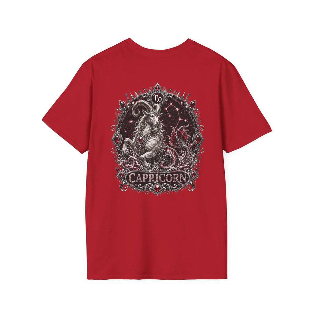 ✨ Capricorn Garnet Tee — Zodiac Collection by Valentina Melani