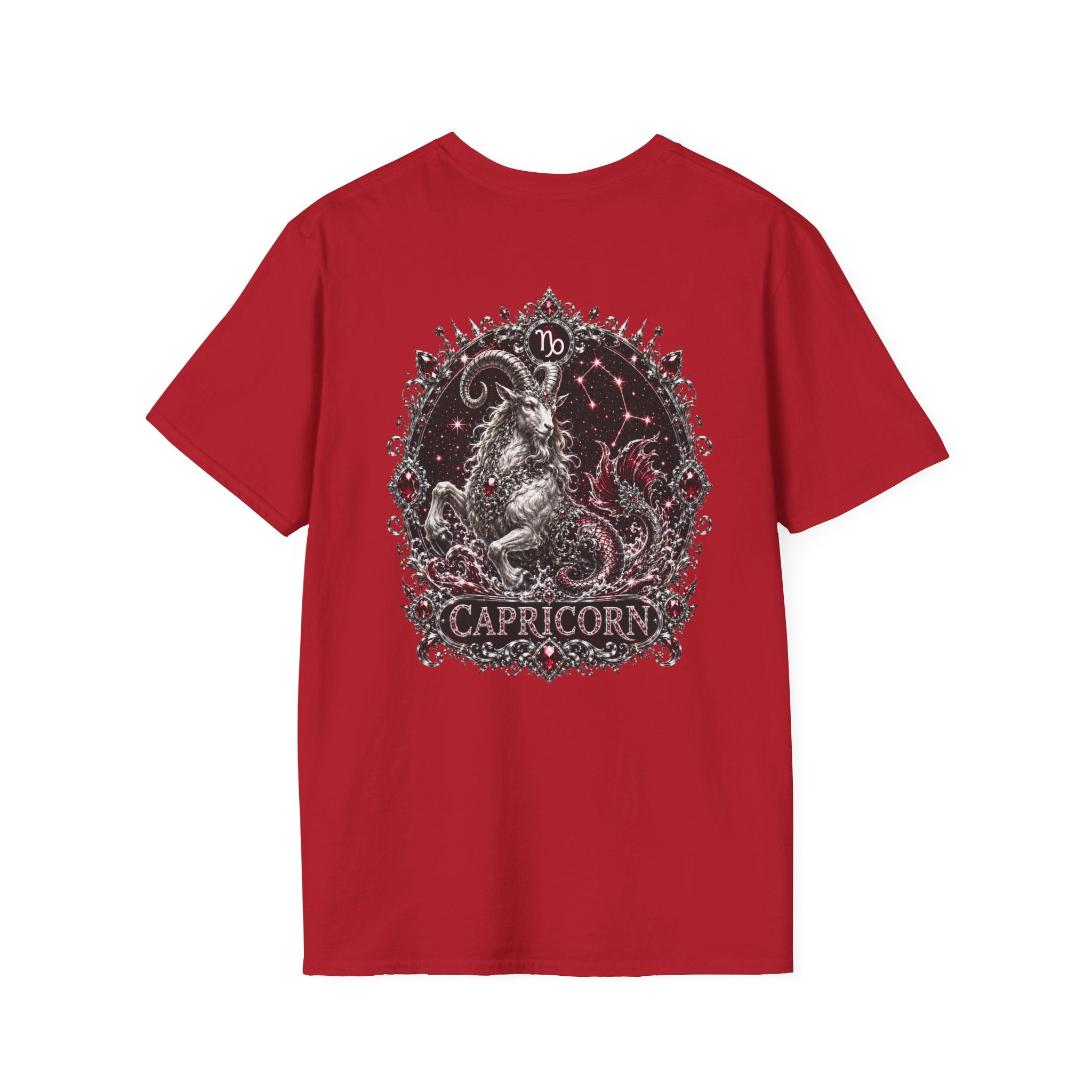 ✨ Capricorn Garnet Tee — Zodiac Collection by Valentina Melani