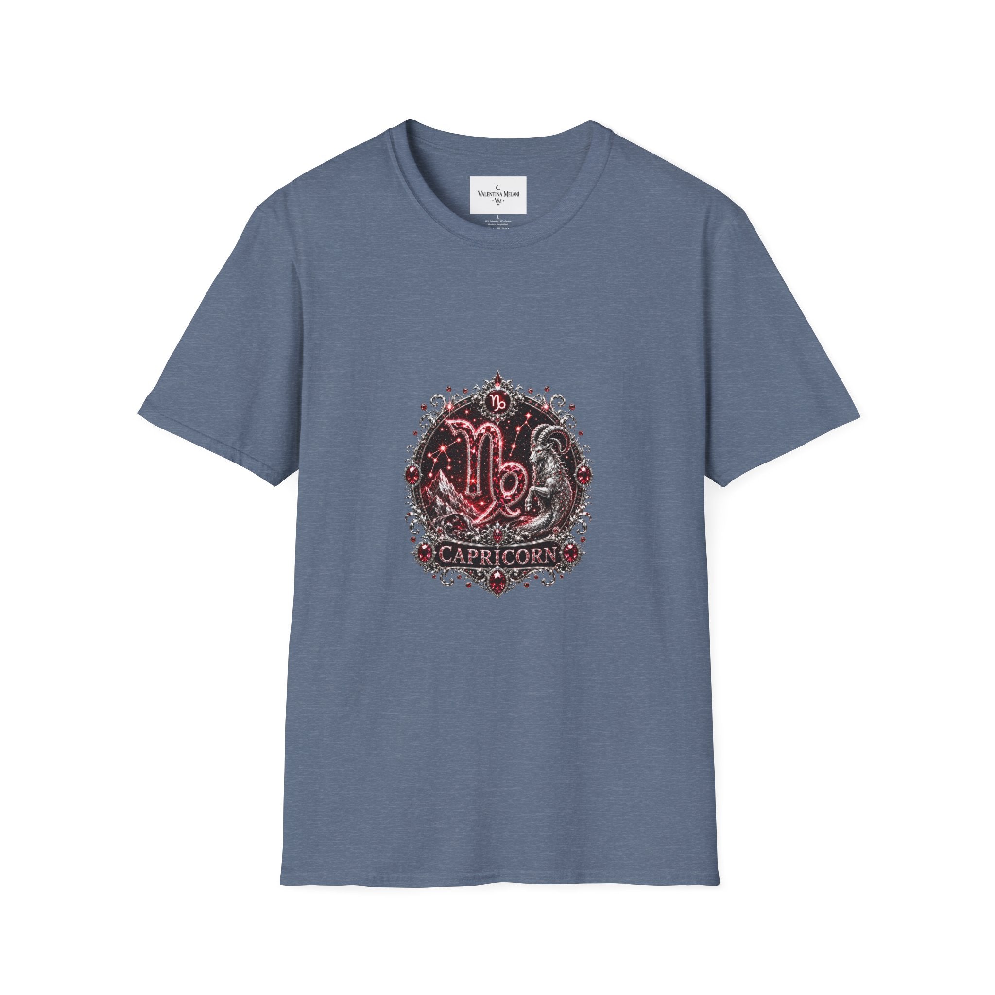 ✨ Capricorn Garnet Tee — Zodiac Collection by Valentina Melani
