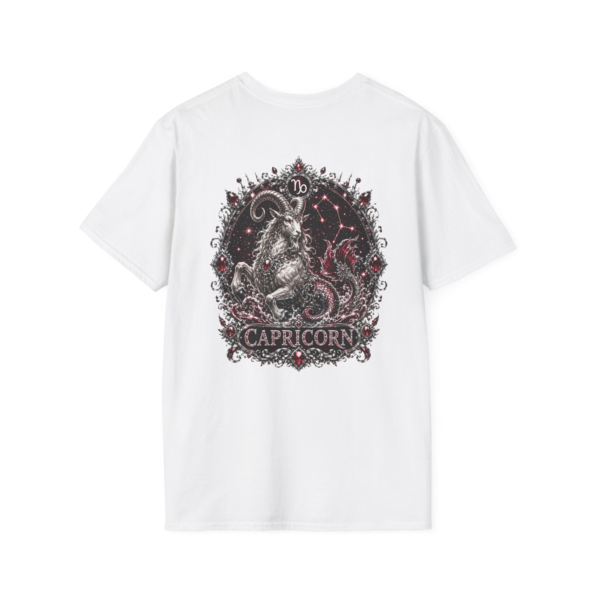 ✨ Capricorn Garnet Tee — Zodiac Collection by Valentina Melani