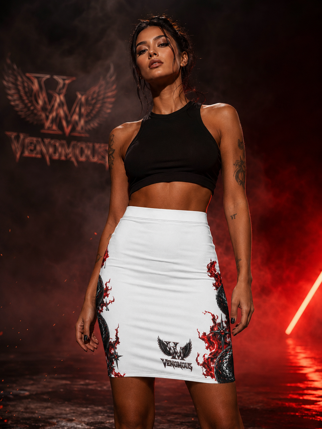 Venomous Pencil Skirt by Valentina Melani