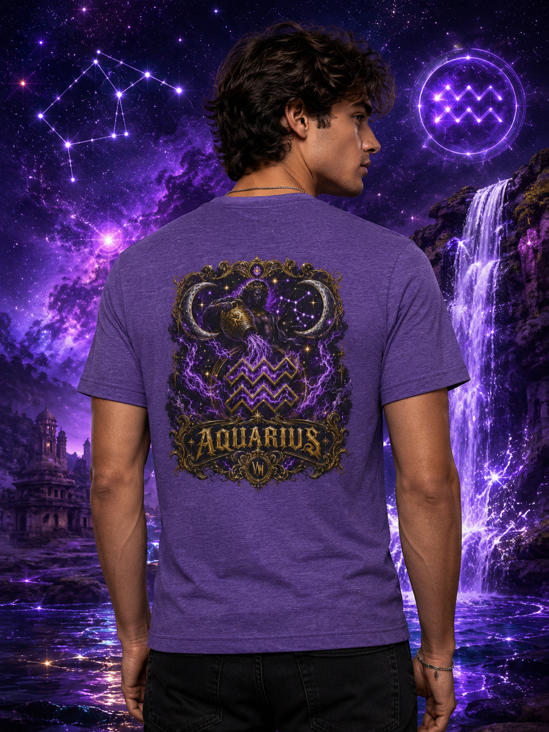 Aquarius Zodiac Collection Tee | Valentina Melani