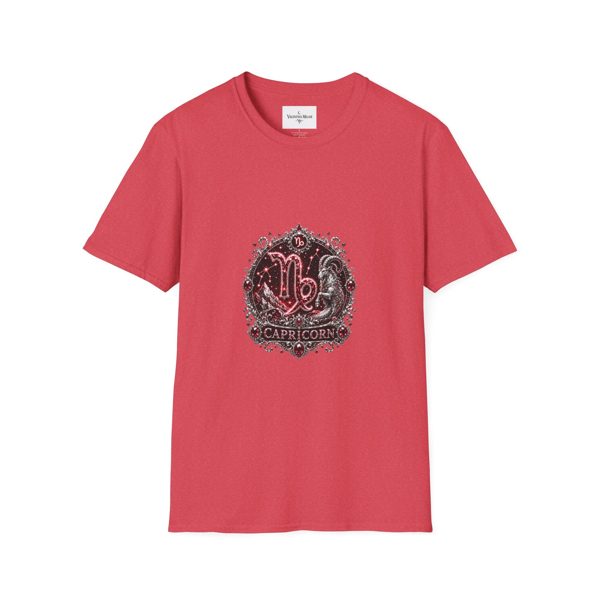 ✨ Capricorn Garnet Tee — Zodiac Collection by Valentina Melani