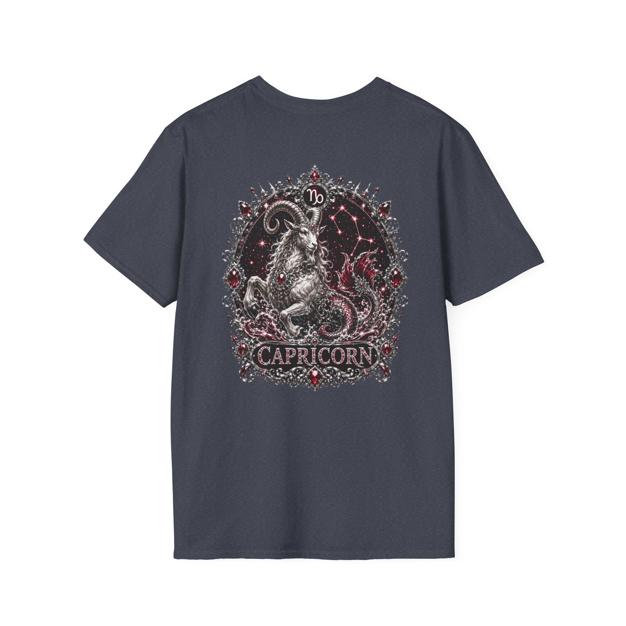 ✨ Capricorn Garnet Tee — Zodiac Collection by Valentina Melani