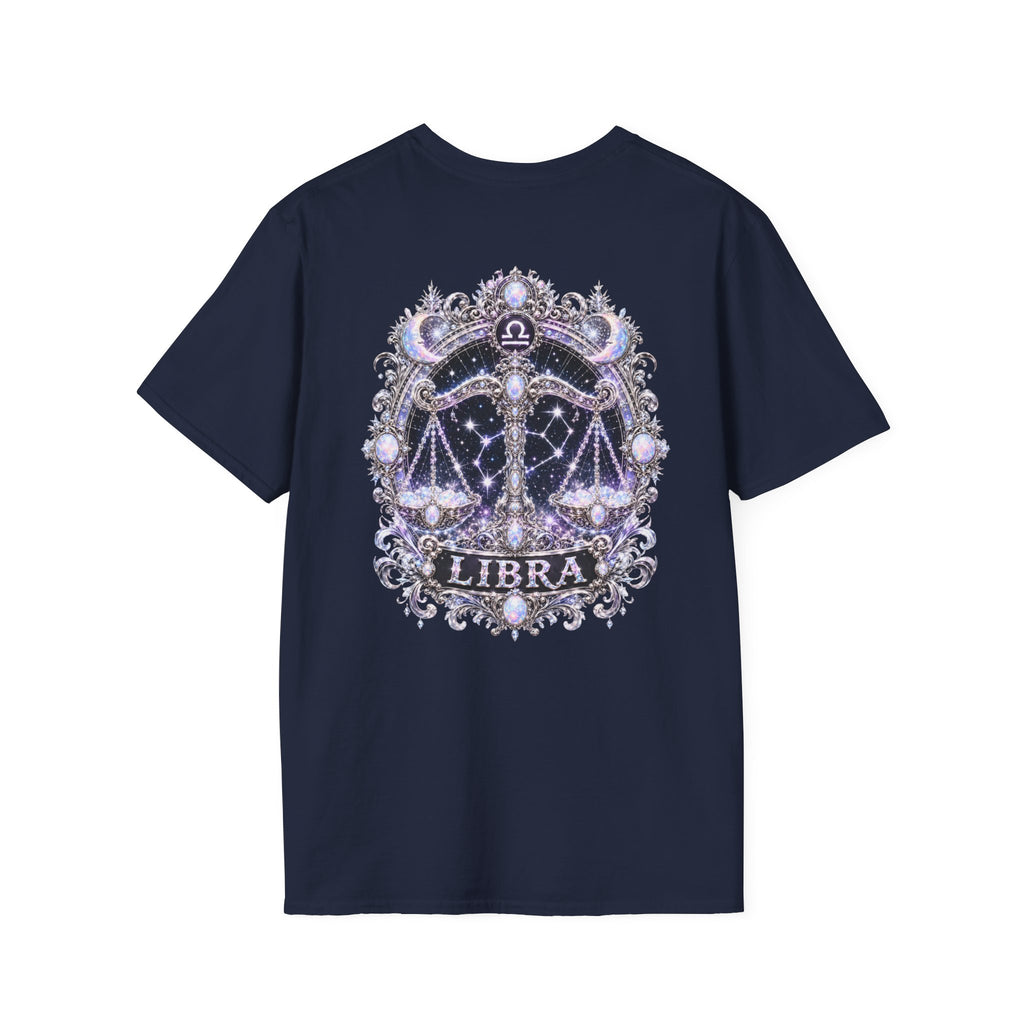 ✨ Libra Opal Tee — Zodiac Collection by Valentina Melani