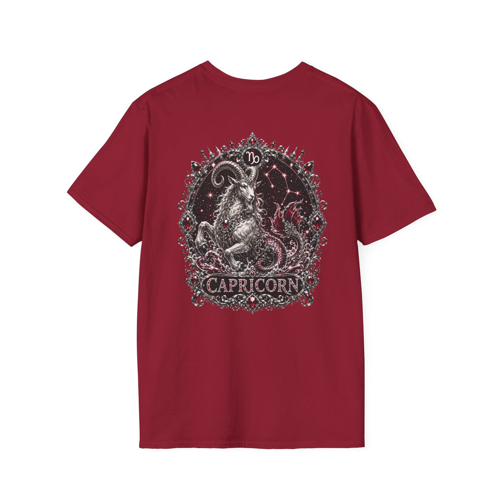 ✨ Capricorn Garnet Tee — Zodiac Collection by Valentina Melani