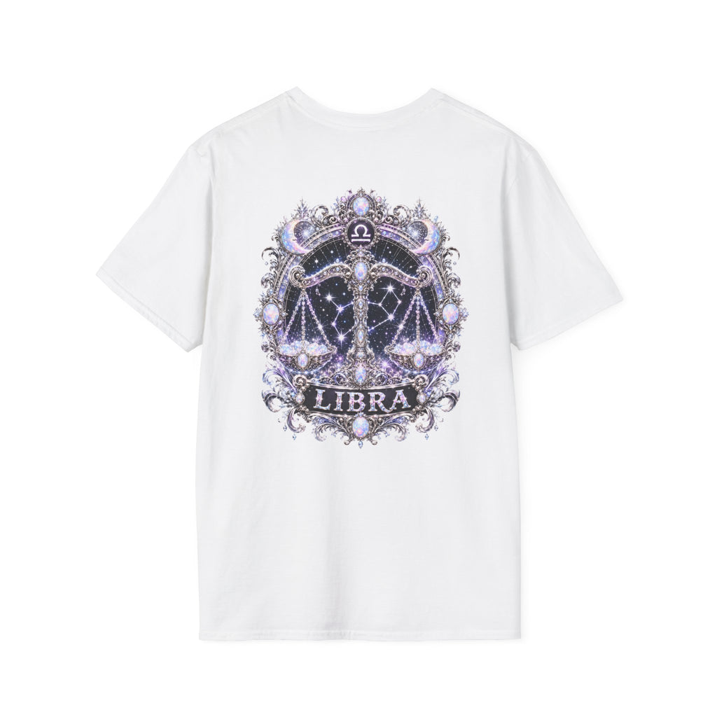 ✨ Libra Opal Tee — Zodiac Collection by Valentina Melani