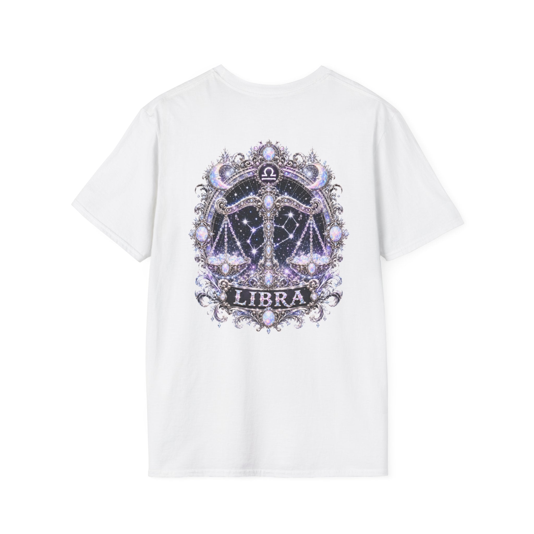 ✨ Libra Opal Tee — Zodiac Collection by Valentina Melani