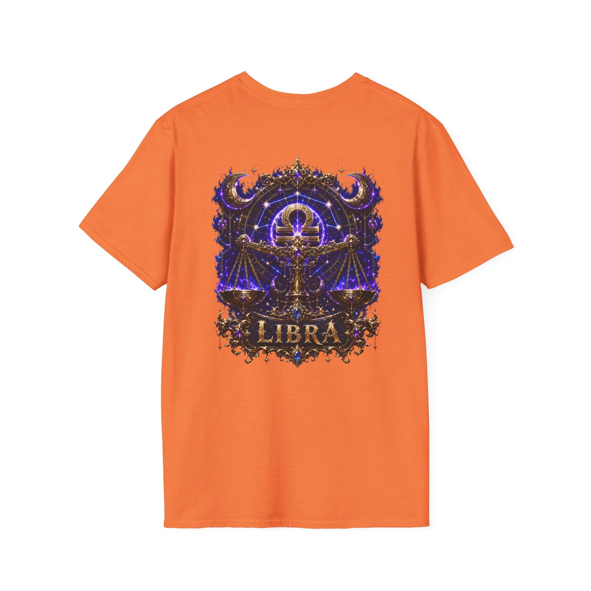 Libra Zodiac Crest T-Shirt | Astrology Sign Tee, Celestial Horoscope Design