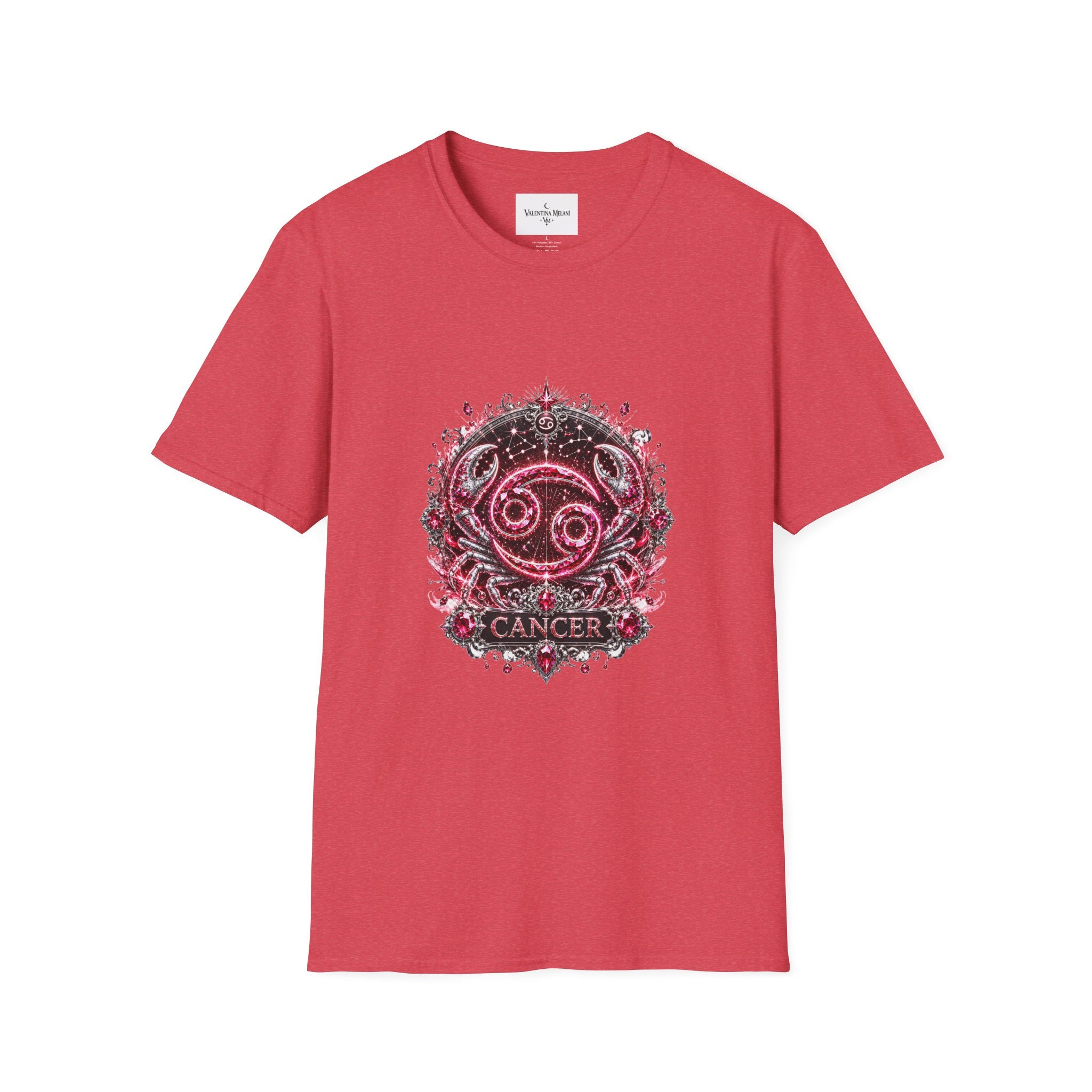✨ Cancer Ruby Tee — Zodiac Collection by Valentina Melani