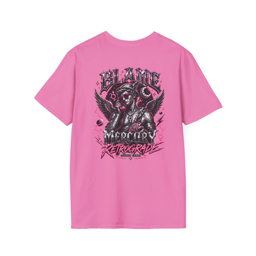 Blame Mercury Retrograde Tee — Cosmic Chaos Collection