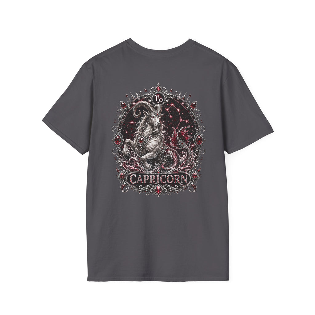 ✨ Capricorn Garnet Tee — Zodiac Collection by Valentina Melani