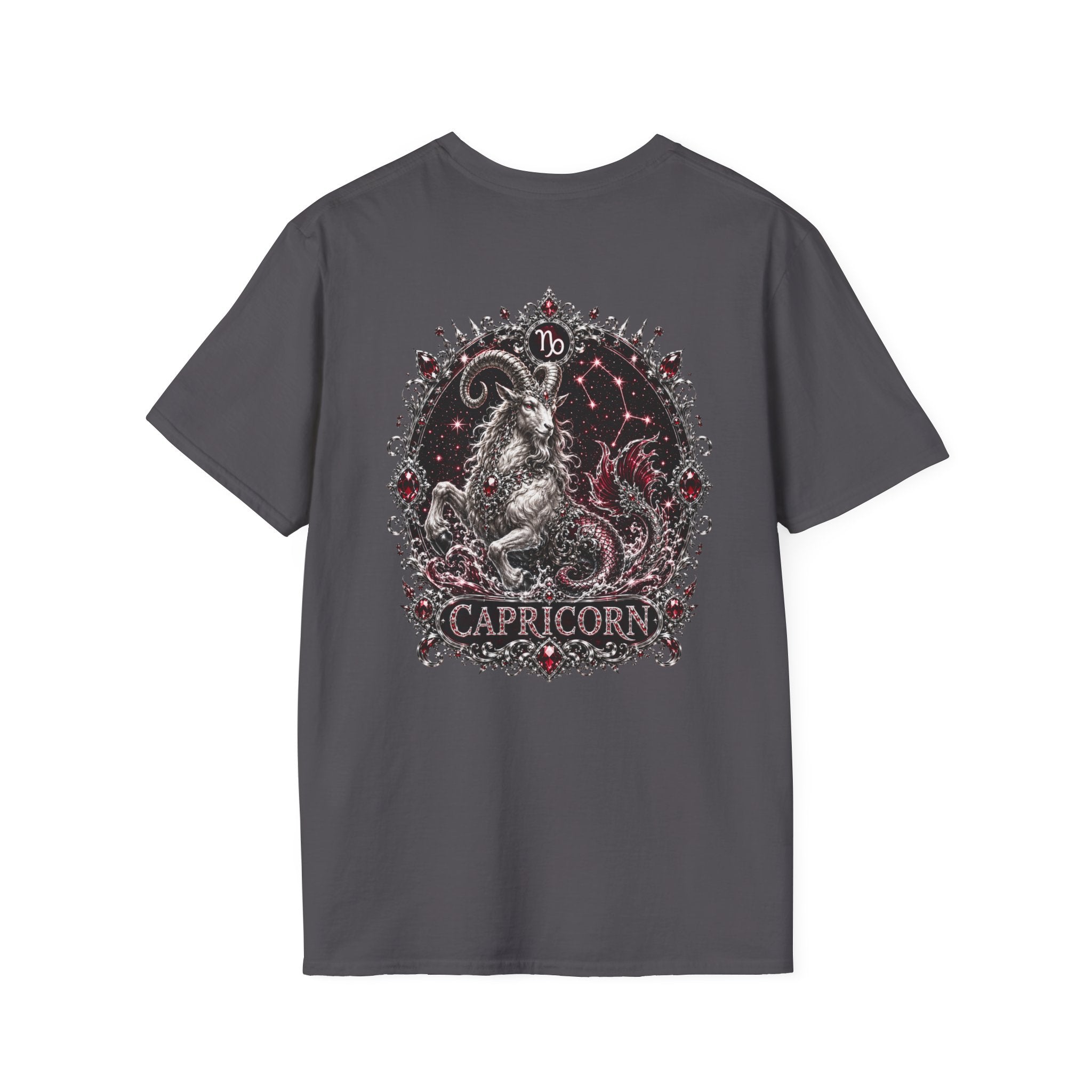 ✨ Capricorn Garnet Tee — Zodiac Collection by Valentina Melani