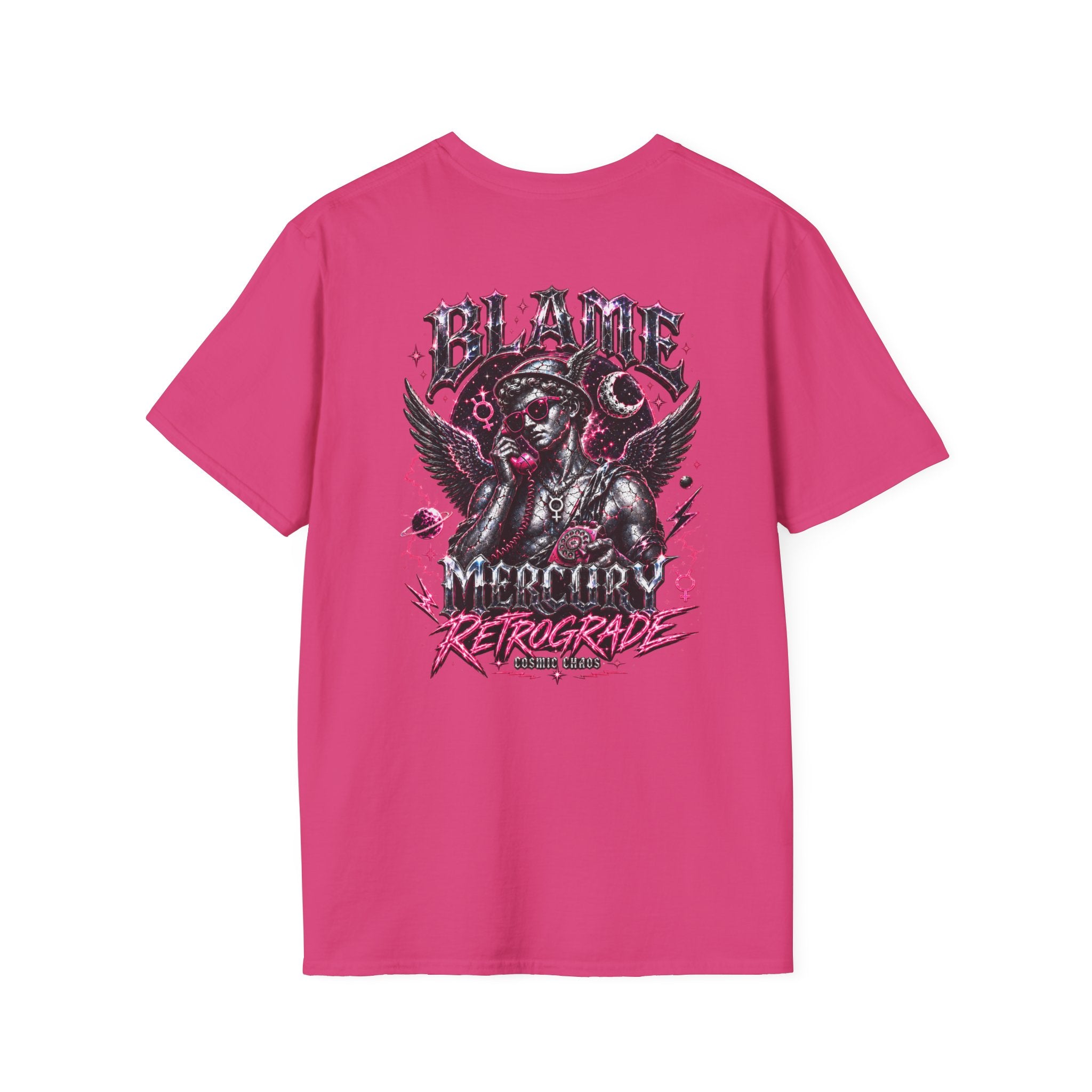 Blame Mercury Retrograde Tee — Cosmic Chaos Collection