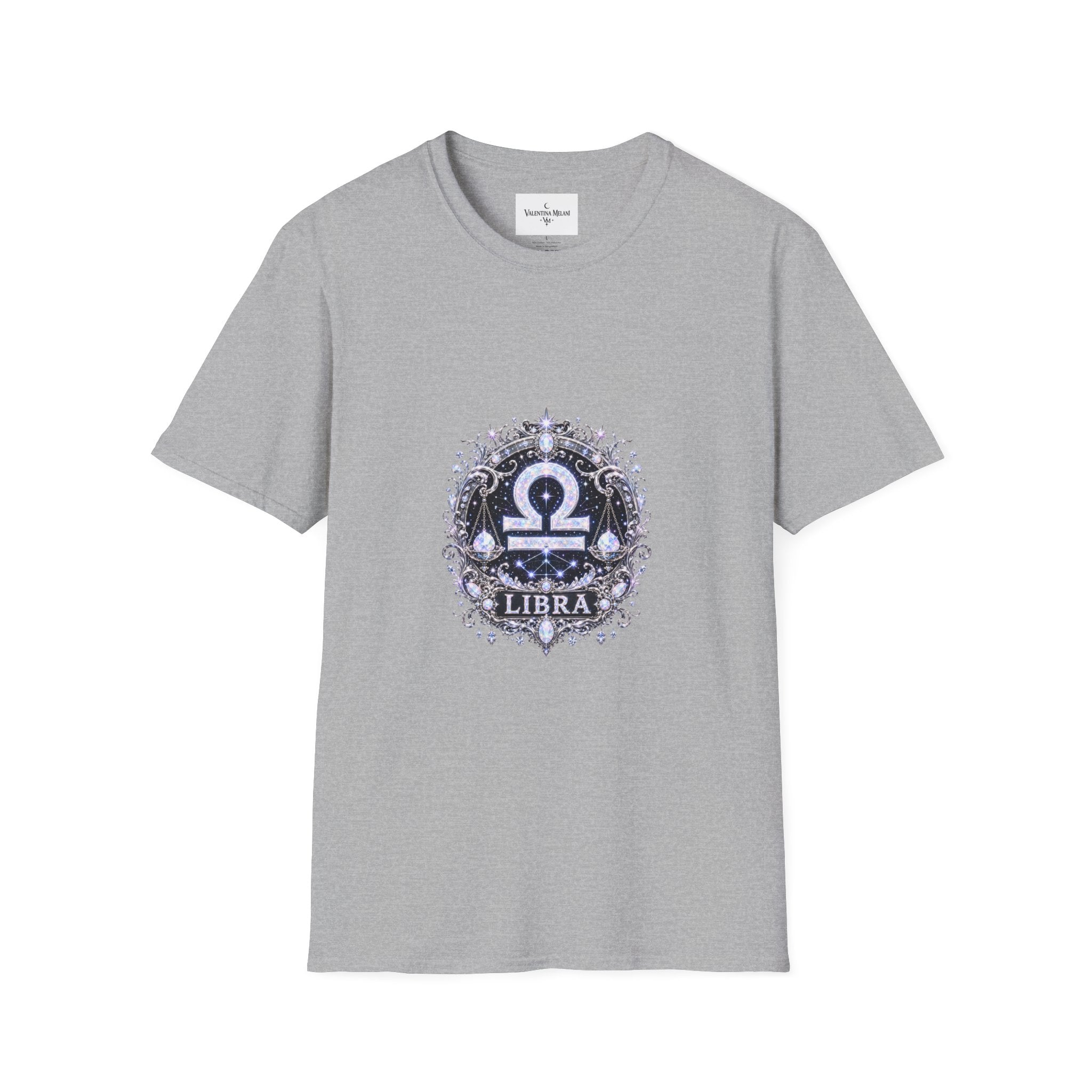 ✨ Libra Opal Tee — Zodiac Collection by Valentina Melani