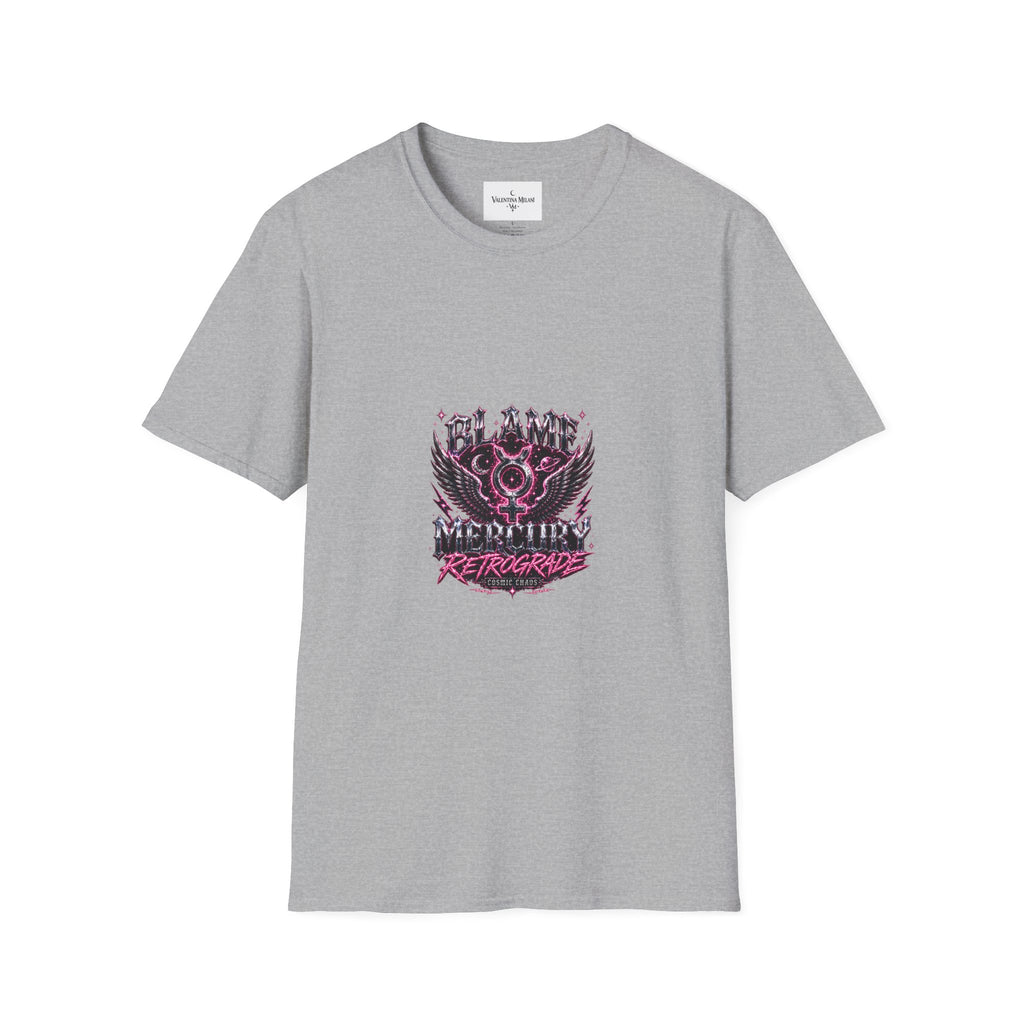 Blame Mercury Retrograde Tee — Cosmic Chaos Collection