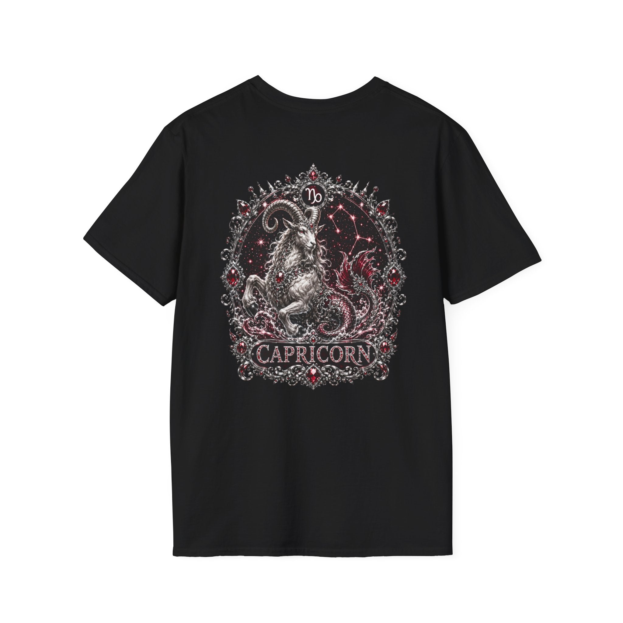 ✨ Capricorn Garnet Tee — Zodiac Collection by Valentina Melani