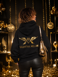 Valentina Melani Exclusive Gold Metallic Hoodie