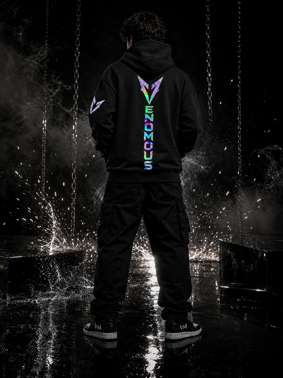 Vertical Venomous Holographic Hoodie