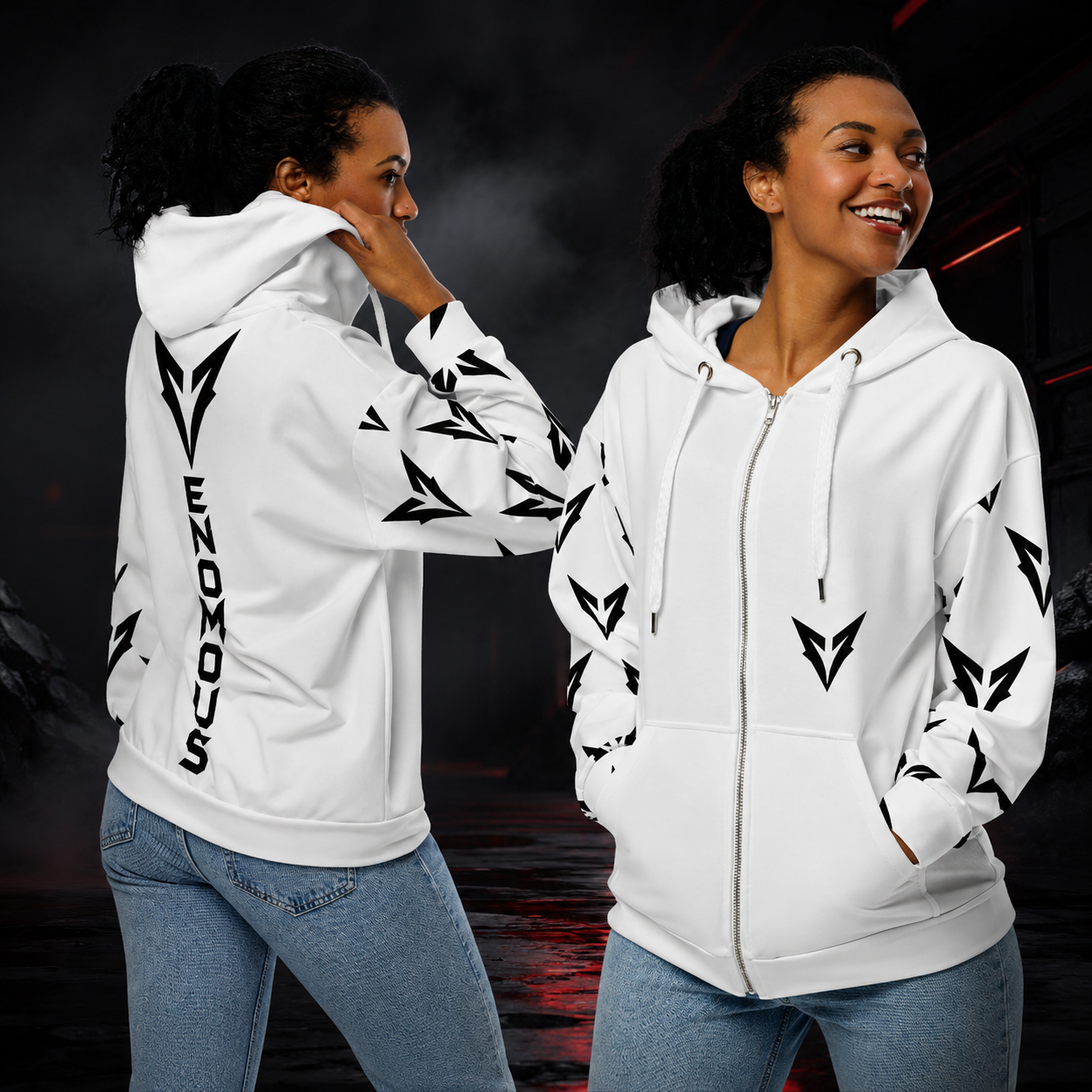 Venom Logo - Unisex zip hoodie