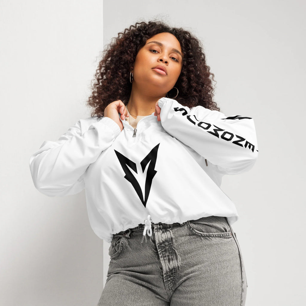 Women’s Venom cropped windbreaker with White or Black Trim